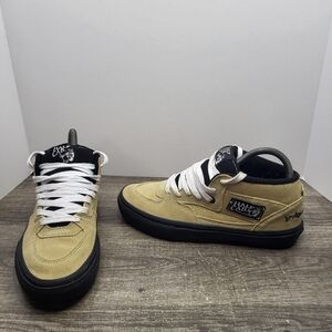 Vans Skate Half Cab Elijah Berle Shoe Khaki/Black Men's Size 6.5